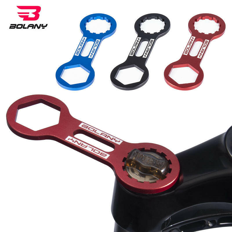 Bolany MTB Bike Fork Shoulder Wrench Bicycle Fork Repair Tools Bike Front Fork Removal Tool For Hydraulic/Mechanical/Air Fork