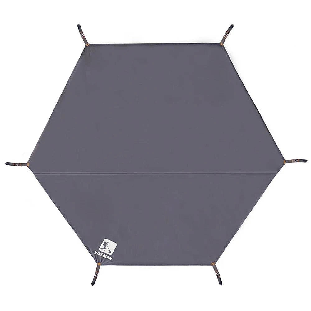 hikeman tarp Thicken Picnic Mat Waterproof Camping Tarp Durable Beach Pad Octagonal