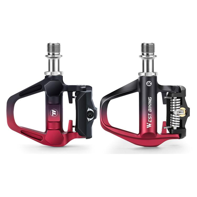 WEST BIKING Lightweight SPD-Compatible Road Bike Clipless Pedals