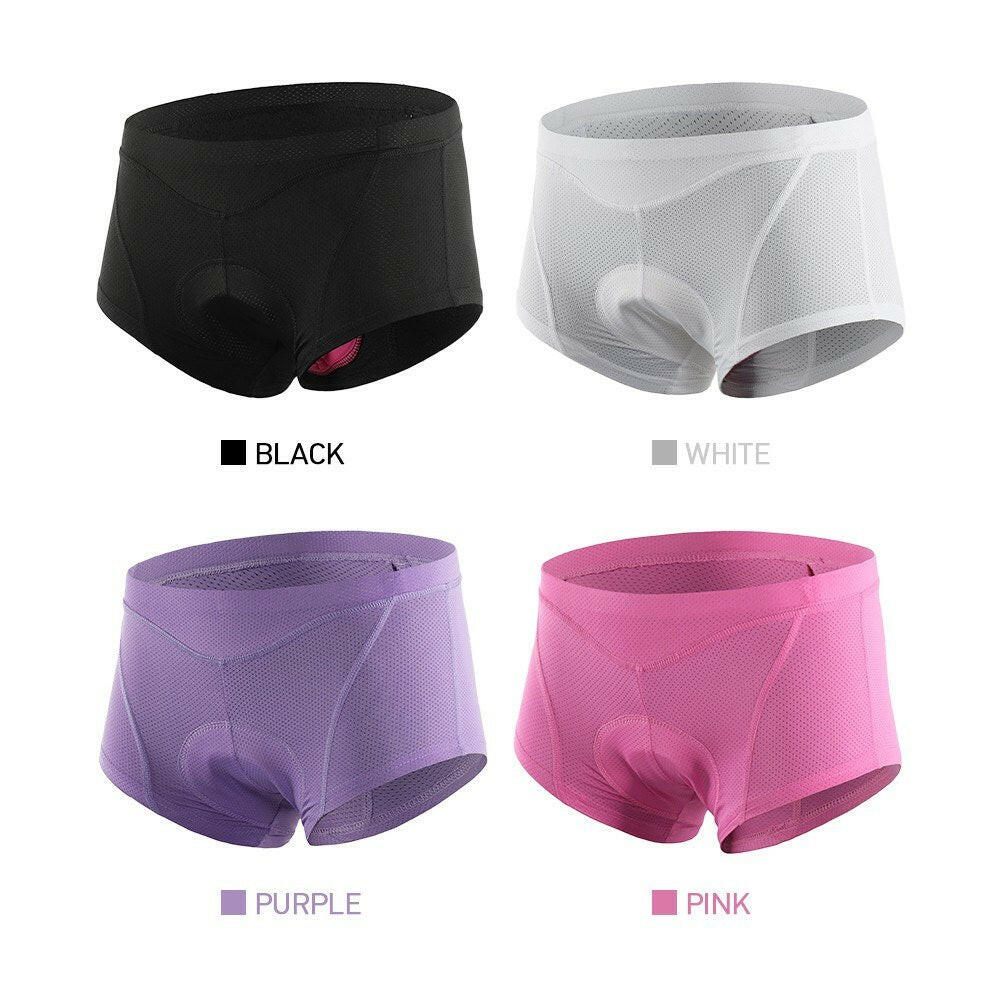 Women Bike Underwear 3D Gel Padded Bicycle Briefs
