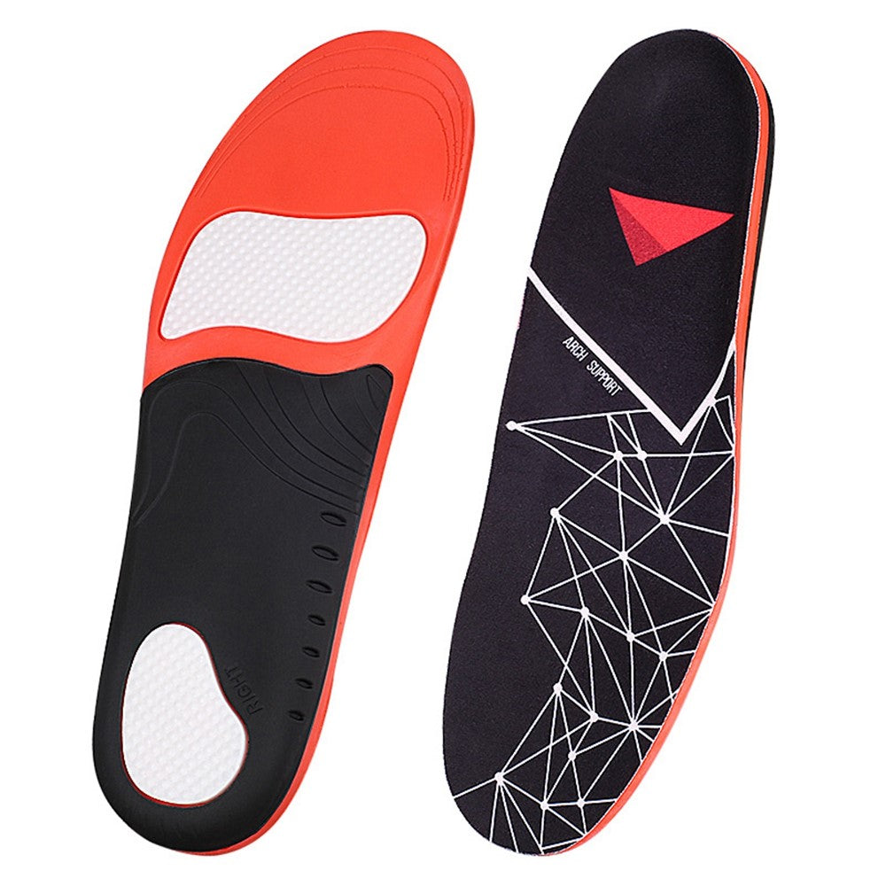 068 1 Pair Plantar Fasciitis High Arch Support Insoles Arch Support Shoe Inserts for Flat Feet, Size S