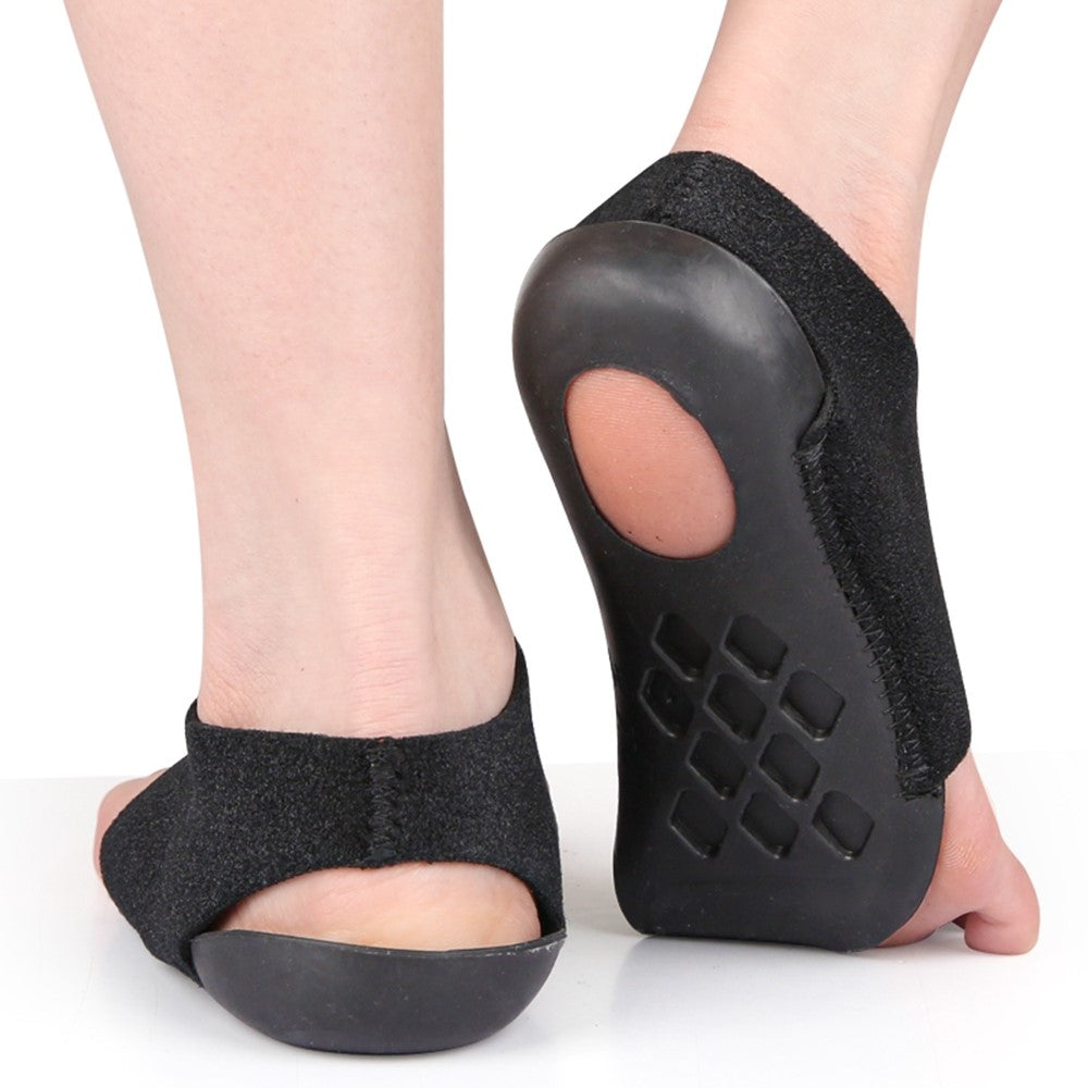 069 1 Pair Arch Support Heel Sleeve Foot Pain Relief Plantar Fasciitis Orthopedic Cushion, Size M