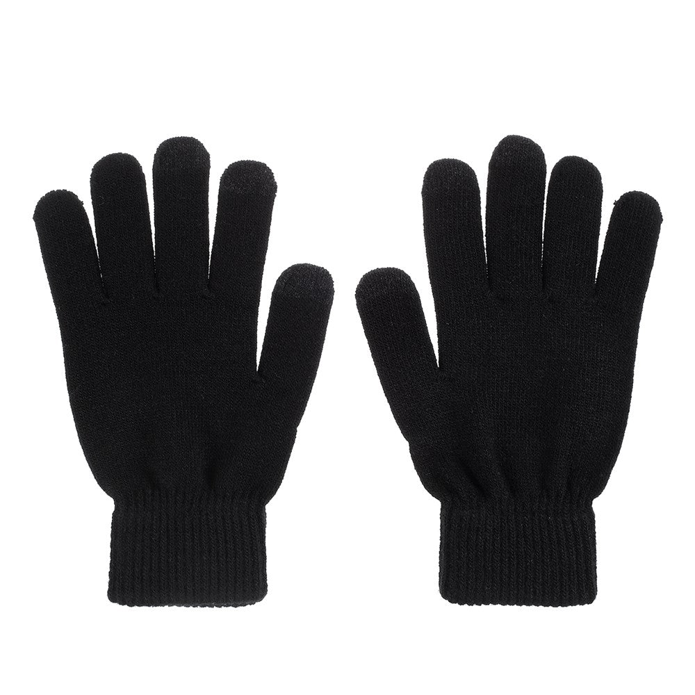 Women Touch Screen Glove Winter Warm Thick Knit for Smartphone Tablet One Size