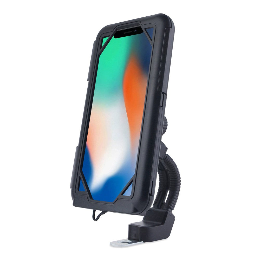 Motorcycle Bike Rearview Mirror Waterproof Phone Case Holder Bicycle Phone GPS Bracket Stand