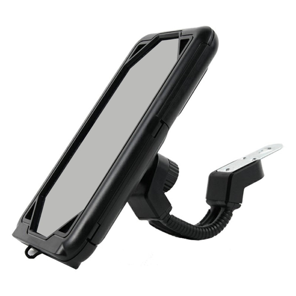 Electric Bicycle Motorcycle Rearview Mirror Mount Waterproof Phone Case Holder Stand