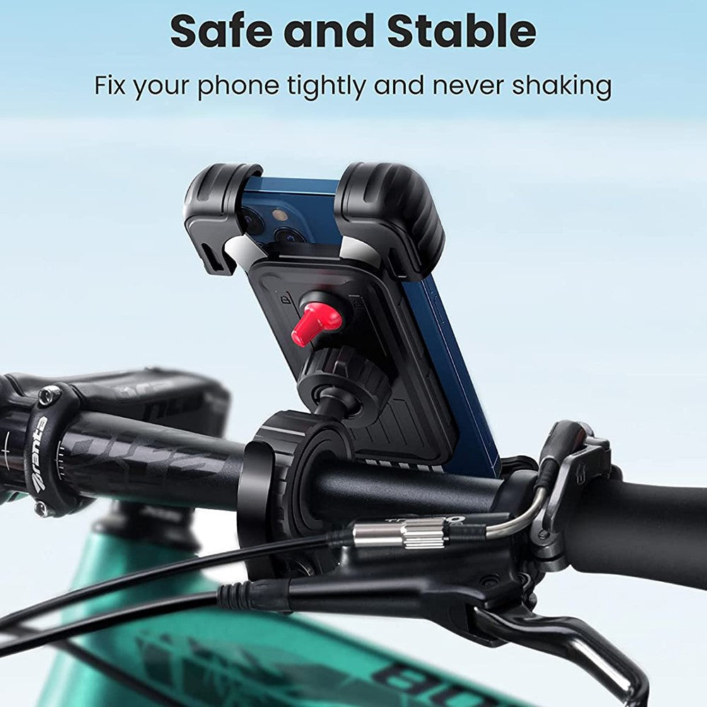 UGREEN For 4.6-6.8inch Mobile Phone 360 Degree Rotation Mountain Bike Handlebar Bracket