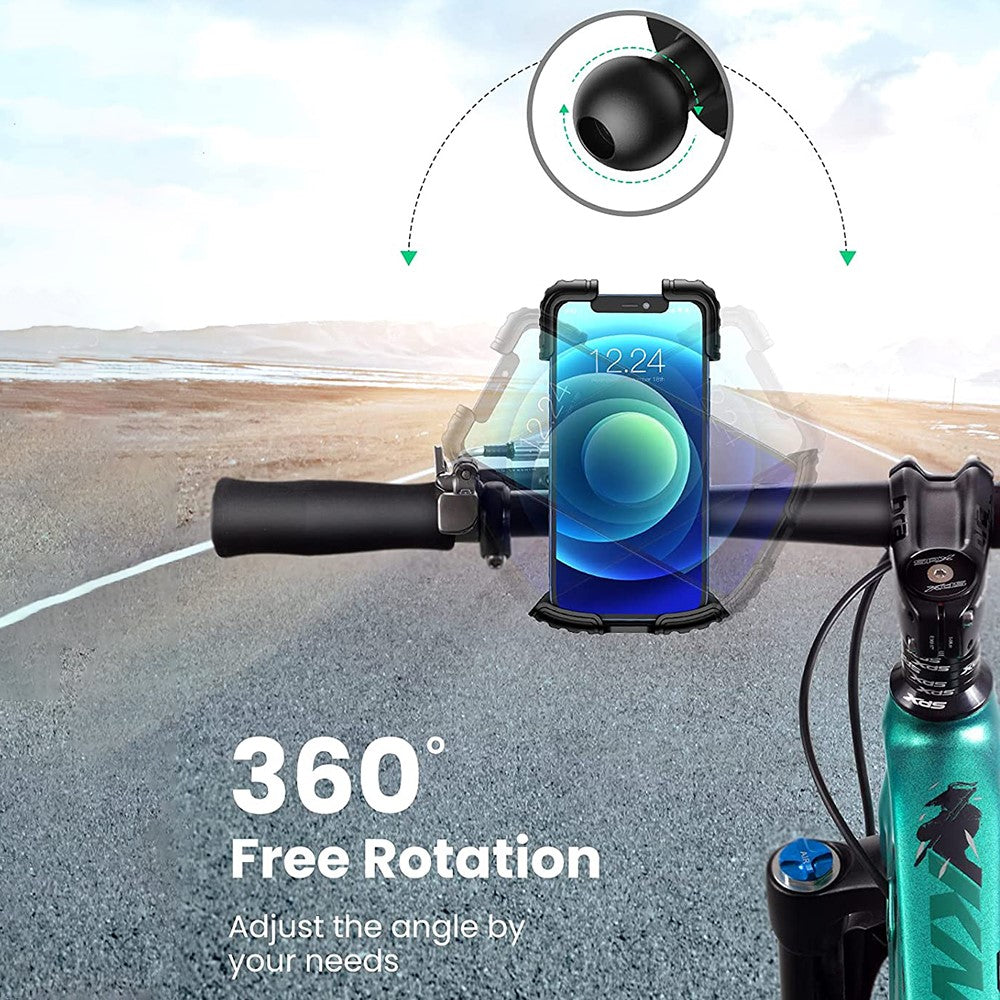 UGREEN For 4.6-6.8inch Mobile Phone 360 Degree Rotation Mountain Bike Handlebar Bracket