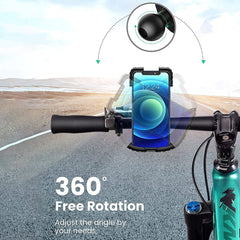 UGREEN For 4.6-6.8inch Mobile Phone 360 Degree Rotation Mountain Bike Handlebar Bracket