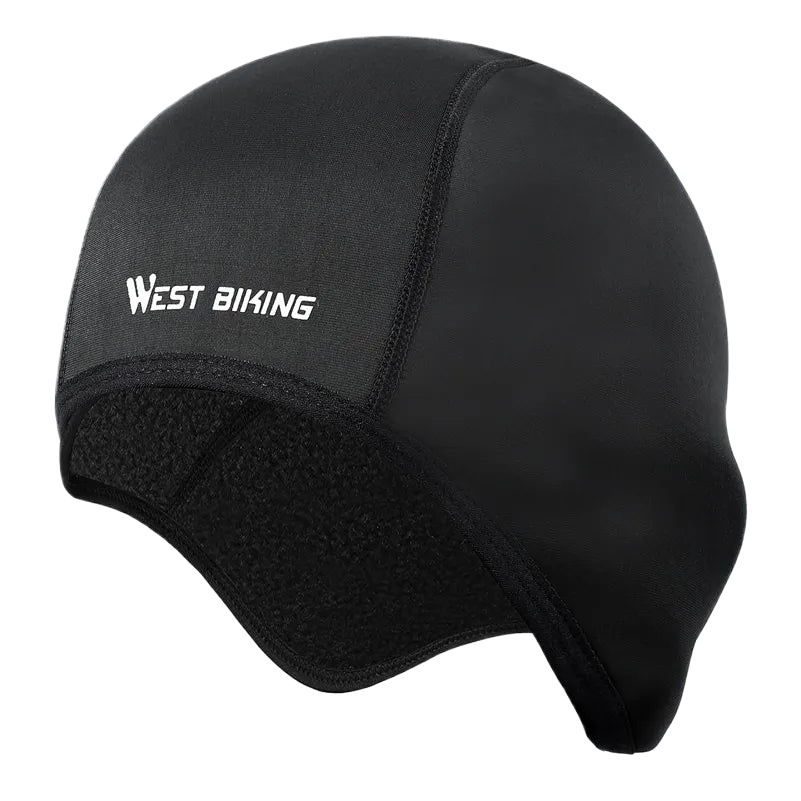 WEST BIKING Winter Cycling Cap Windproof Thermal Ski Helmet Liner Running Skiing Motorcycle Hat Men Women MTB Cycling Headwear