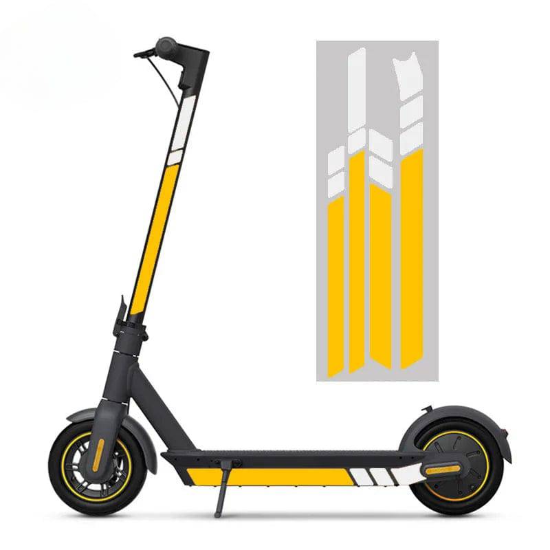 Reflective Sticker for Ninebot Max G30 G30D Electric Scooter Fluorescent Body Decoration Warning Driving Safety Accessory-WAYBIKER