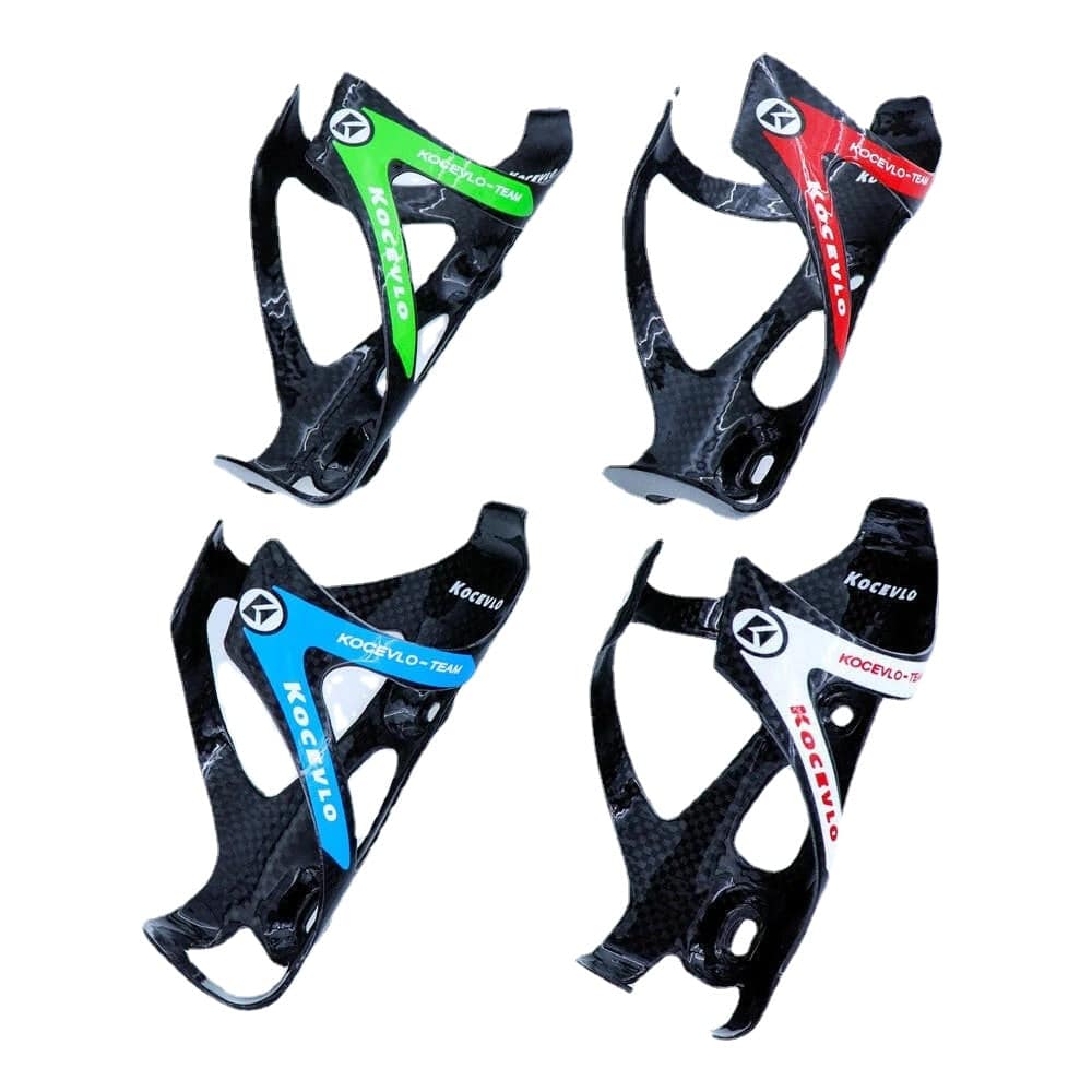 KOCEVLO Bicycle Bottle Holder Carbon Fiber Mountain Road Bike Cycling Outdoor Water Bottle 25g 3K Glossy Finish-WAYBIKER