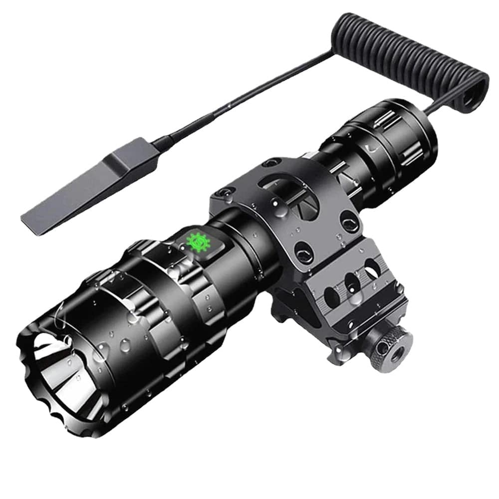 Most Powerful Professional High Power LED Flashlight Tactical Scout Torch Lights L2 Rechargeable Waterproof Fishinglight Hunting-WAYBIKER