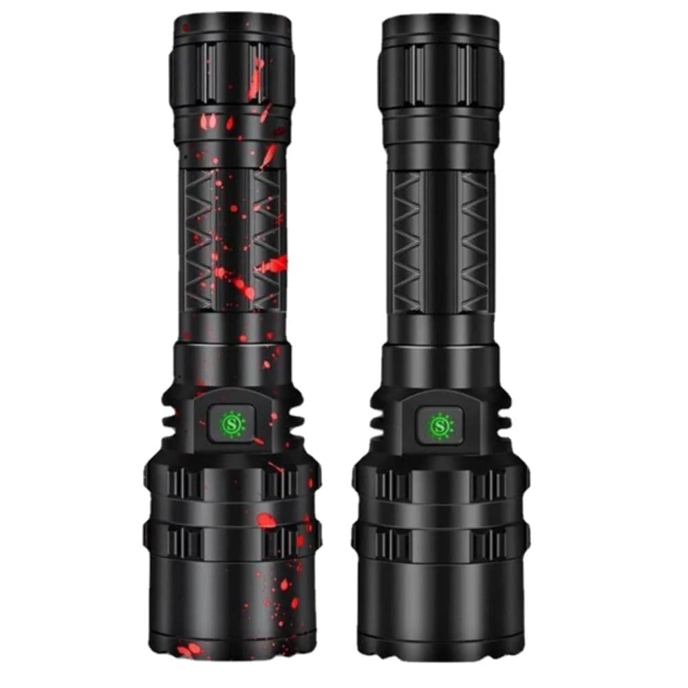 New 5000000LM High Power  Powerful LED Flashlight Tactical Military Torch USB Camping Lanterna Waterproof Self Defence-WAYBIKER