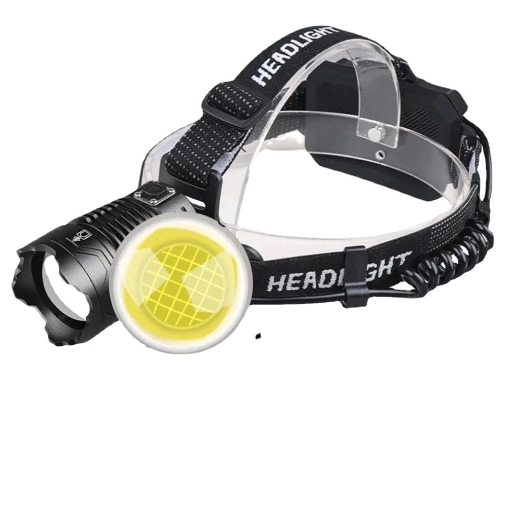 High Power Led Headlamp Zoom Waterproof Powerful Super Bright Head Torch Lantern Headlight 1000000LM USB Rechargeable Flashlight-WAYBIKER