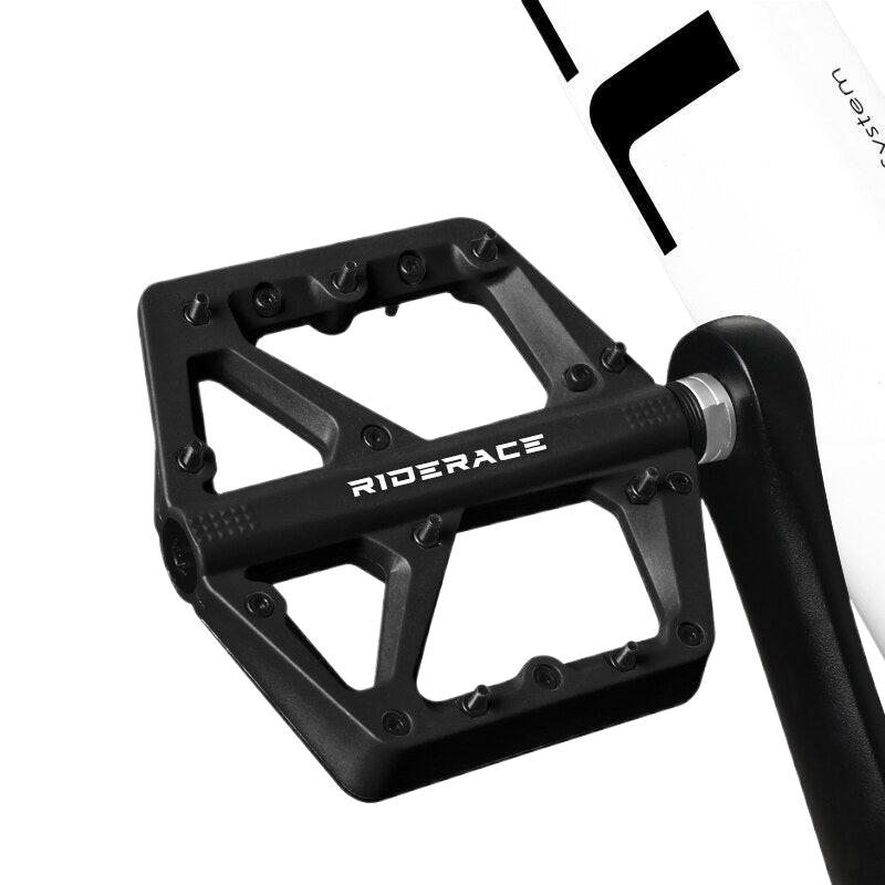 RIDERACE Bicycle Pedals Nylon Seal Bearings Ultralight Road BMX MTB Mountain Bike Pedal Flat Platform Anti Slip Cycling Parts-WAYBIKER
