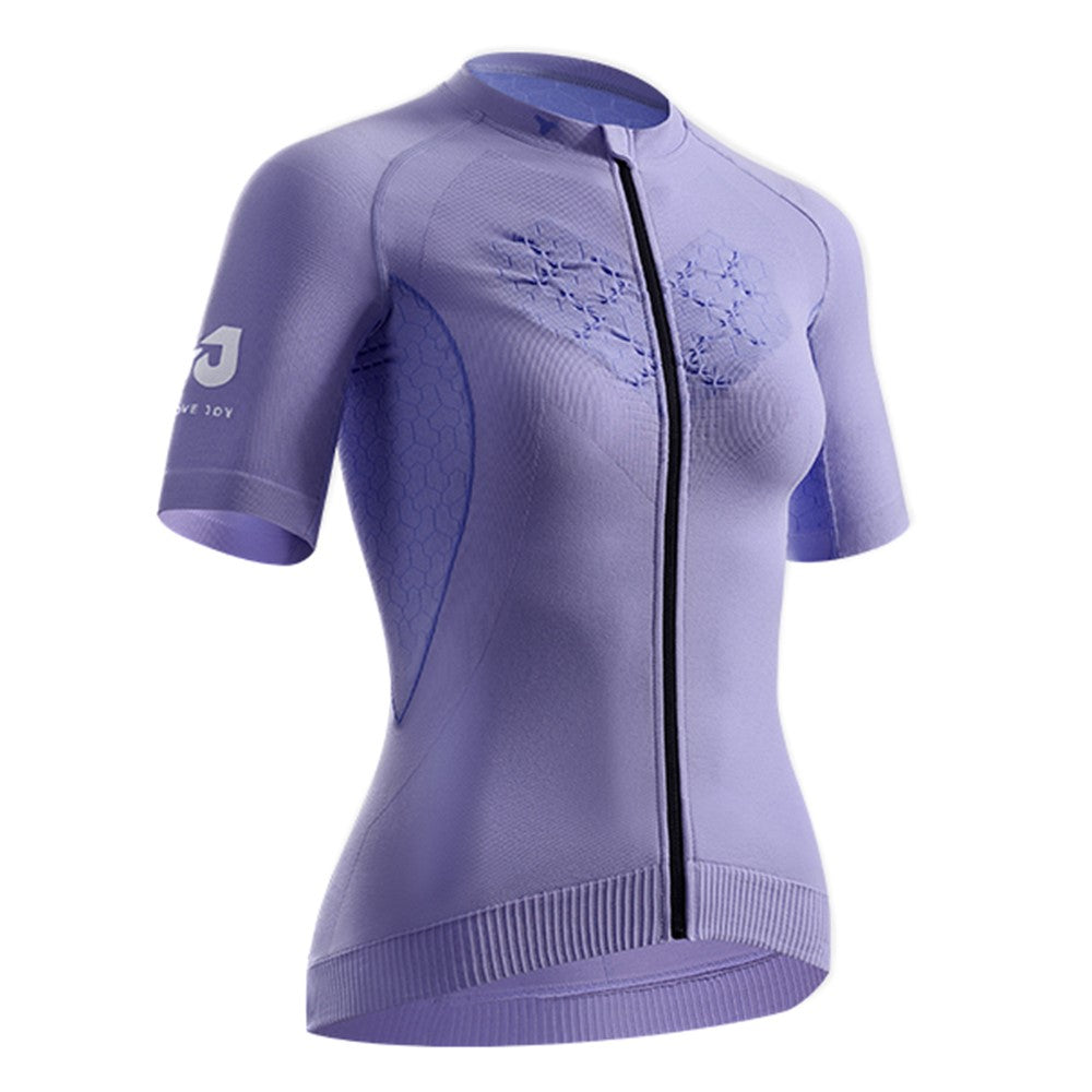 GOLOVEJOY QXF02 Women's Cycling Short Sleeves Shirt Sports Tops Zipper Bike Jersey