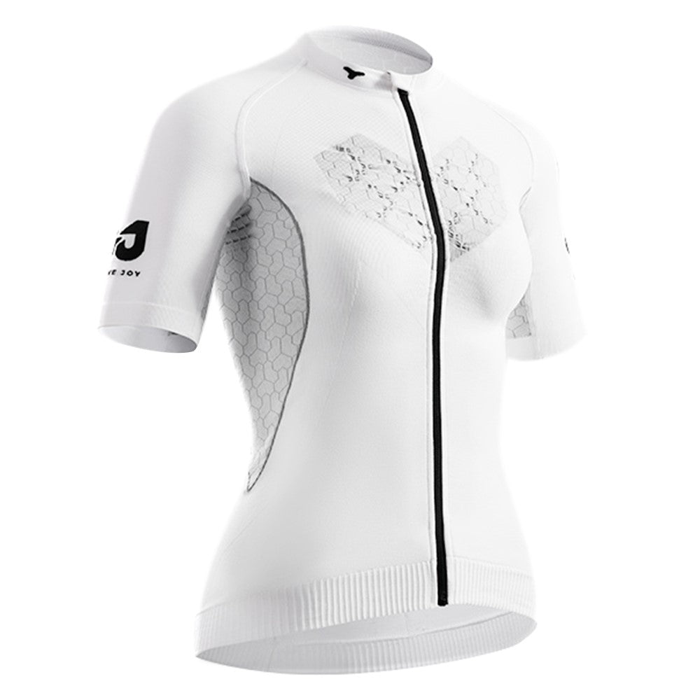 GOLOVEJOY QXF02 Women's Cycling Short Sleeves Shirt Sports Tops Zipper Bike Jersey