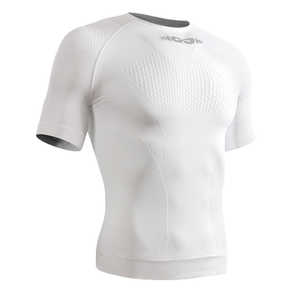 GOLOVEJOY JS02 Outdoor Sports Breathable Men Compression Short Sleeve Top for Cycling Running, Size L