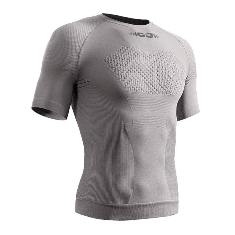 GOLOVEJOY JS02 Outdoor Sports Breathable Men Compression Short Sleeve Top for Cycling Running, Size XXL