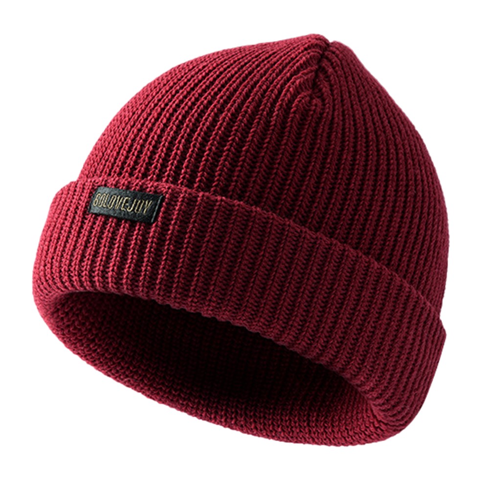 GOLOVEJOY DMZ104 Retro Fleece Knitted Hat Windproof Ear Protection Winter Cap One Size for Men