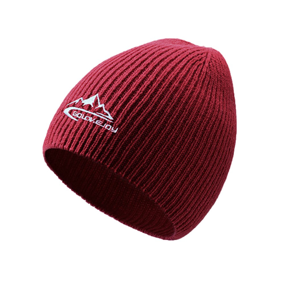 GOLOVEJOY DMZ93 45% Cotton Wool Warm Winter Beanie Hats Thermal Thick Knited Cap One Size for Men