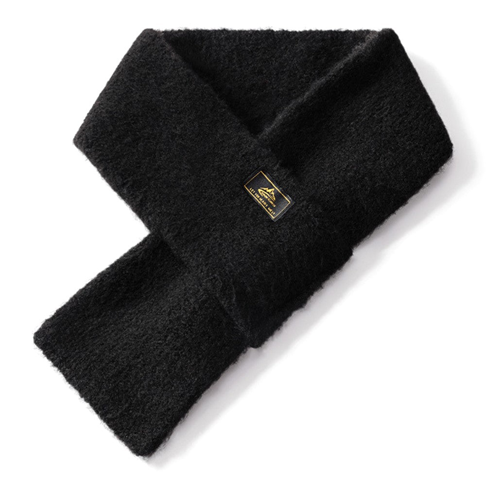 GOLOVEJOY DWJ47 77cm Retro Faux Mohair Men Winter Scarf Warm Outdoor Windproof Scarf