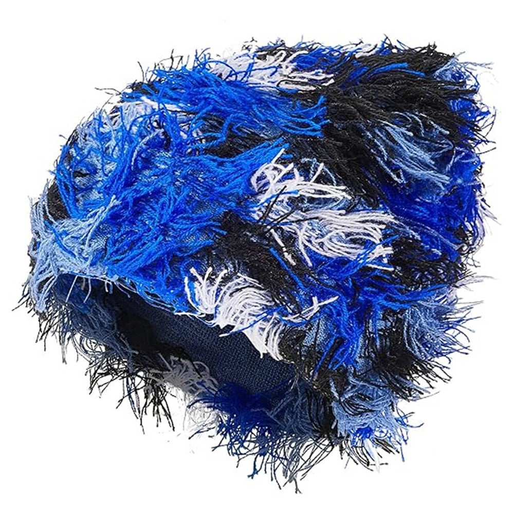 Double-Layer Warm Knitted Hat Autumn Winter Ear Protection Unisex Woolen Yarn Beanie Cap