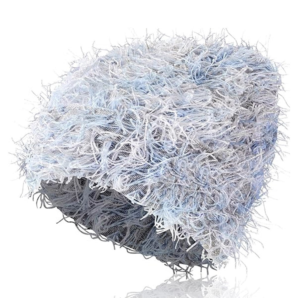 Double-Layer Warm Knitted Hat Autumn Winter Ear Protection Unisex Woolen Yarn Beanie Cap