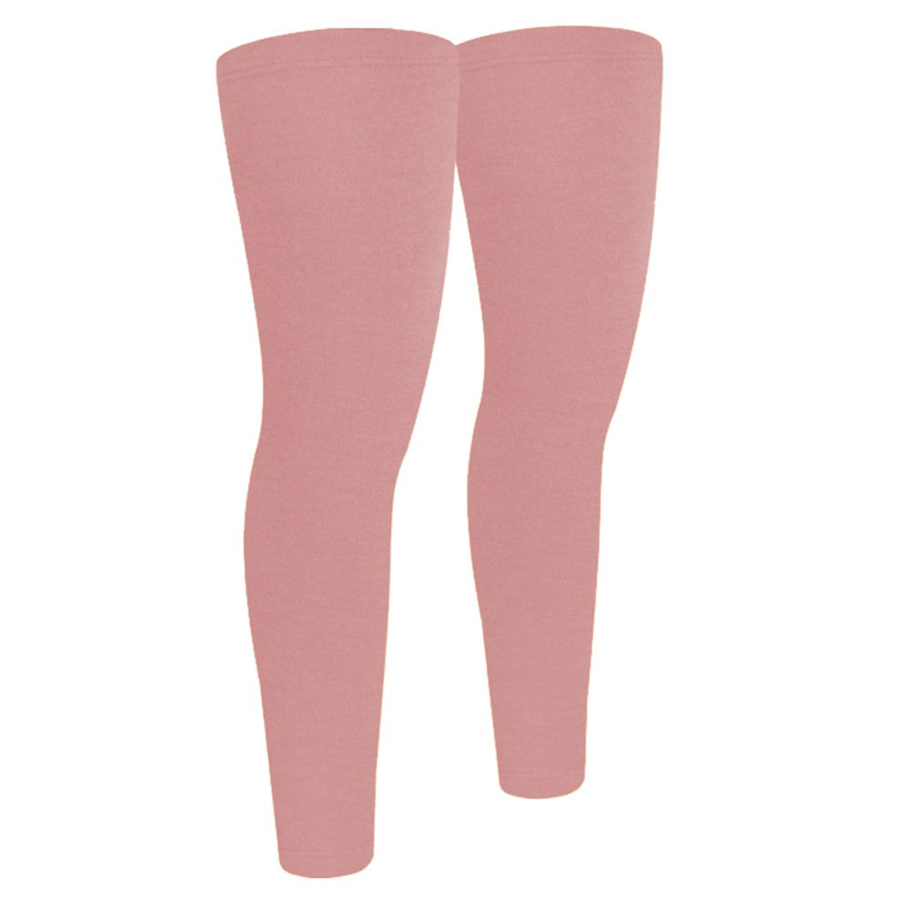 1 Pair Autumn Winter Thermal Leg Warmers Windproof Non-Slip Leg Sleeves for Outdoor Sports