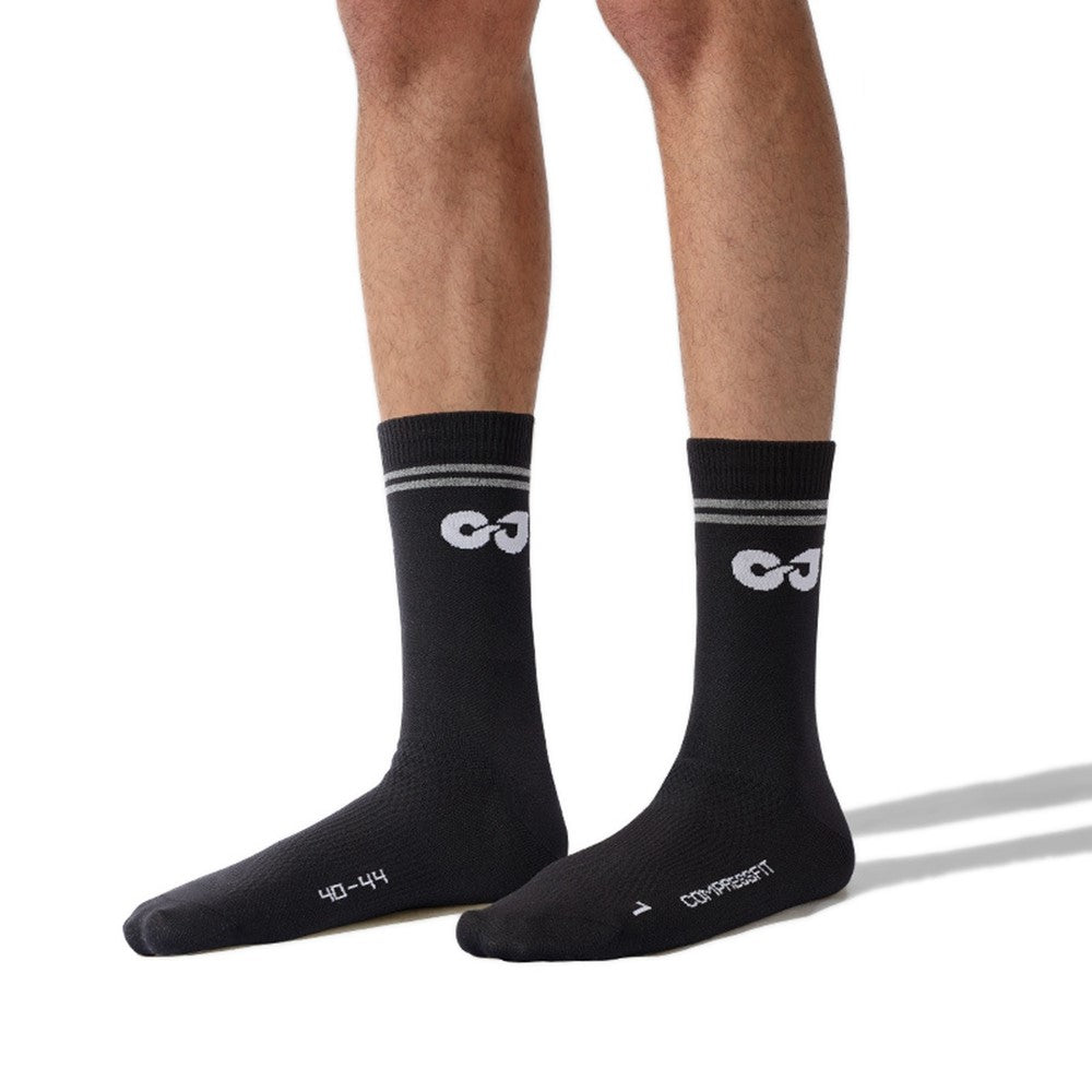 GOLOVEJOY DWZ11 Outdoor Sports Compression Socks Breathable Middle Tube Socks for Running Basketball