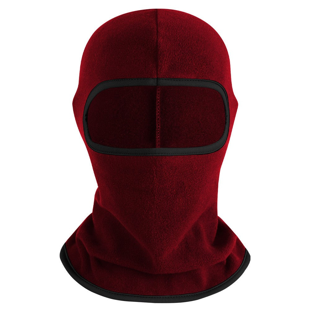 Autumn Winter Thermal Polar Fleece Balaclava Full Face Mask for Outdoor Cycling Skiing