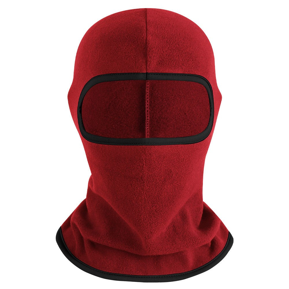 Autumn Winter Thermal Polar Fleece Balaclava Full Face Mask for Outdoor Cycling Skiing