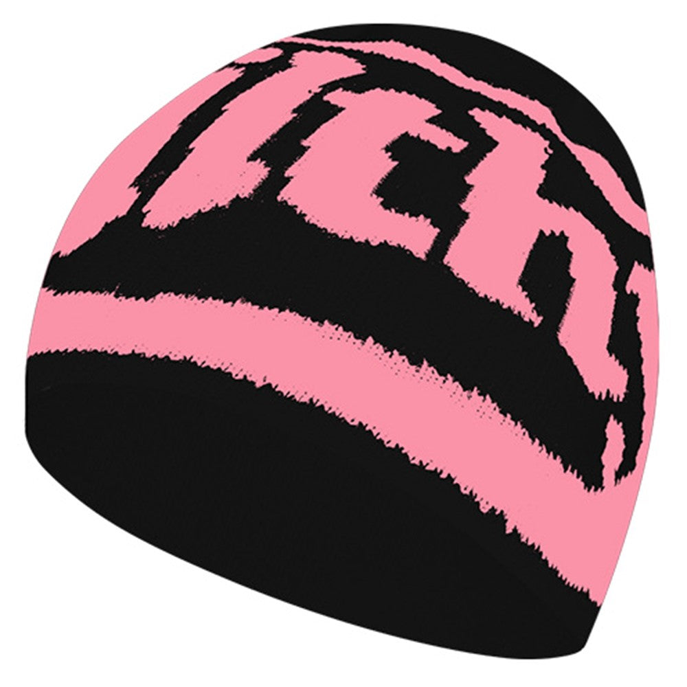Letters Design Winter Outdoor Sports Beanie Hat Windproof Knit Cap for Men Women