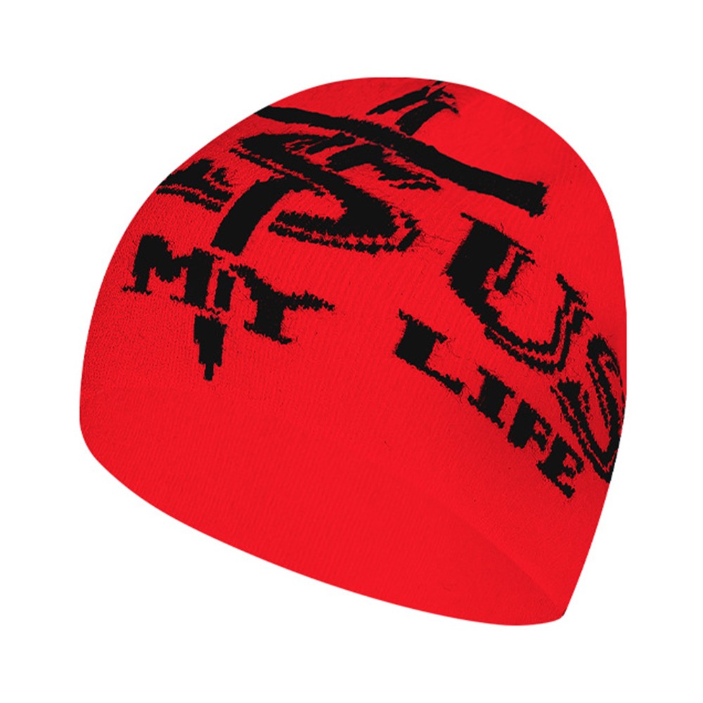 Double Layer Knit Beanie Hat Unisex Thick Warm Winter Outdoor Sports Windproof Cap