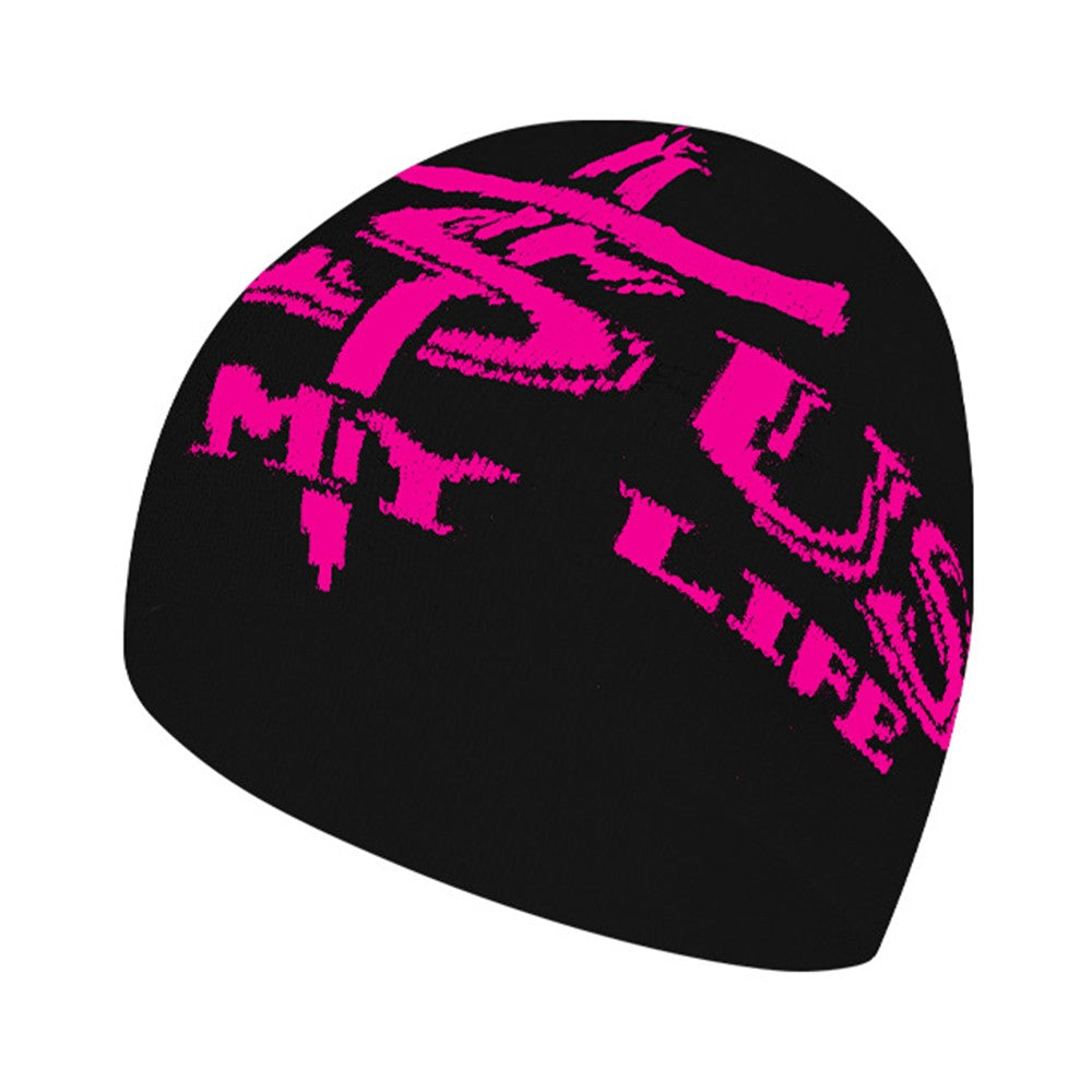 Double Layer Knit Beanie Hat Unisex Thick Warm Winter Outdoor Sports Windproof Cap