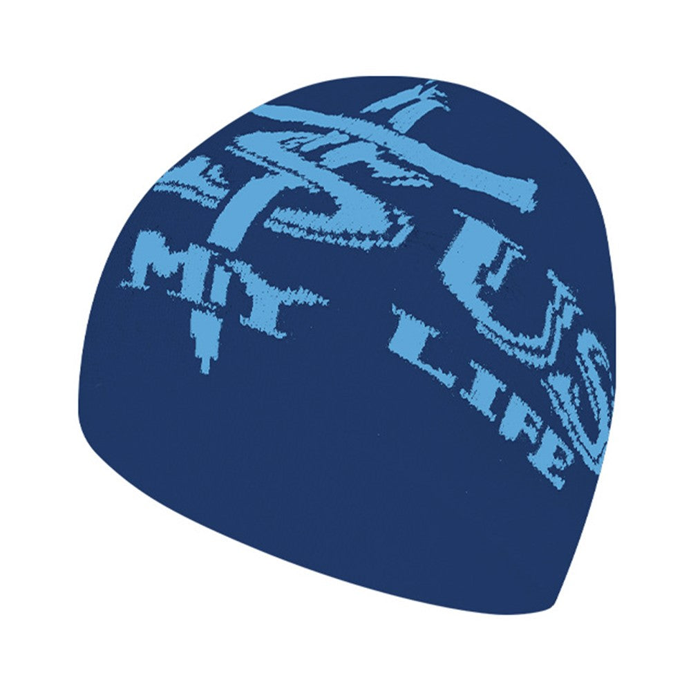 Double Layer Knit Beanie Hat Unisex Thick Warm Winter Outdoor Sports Windproof Cap