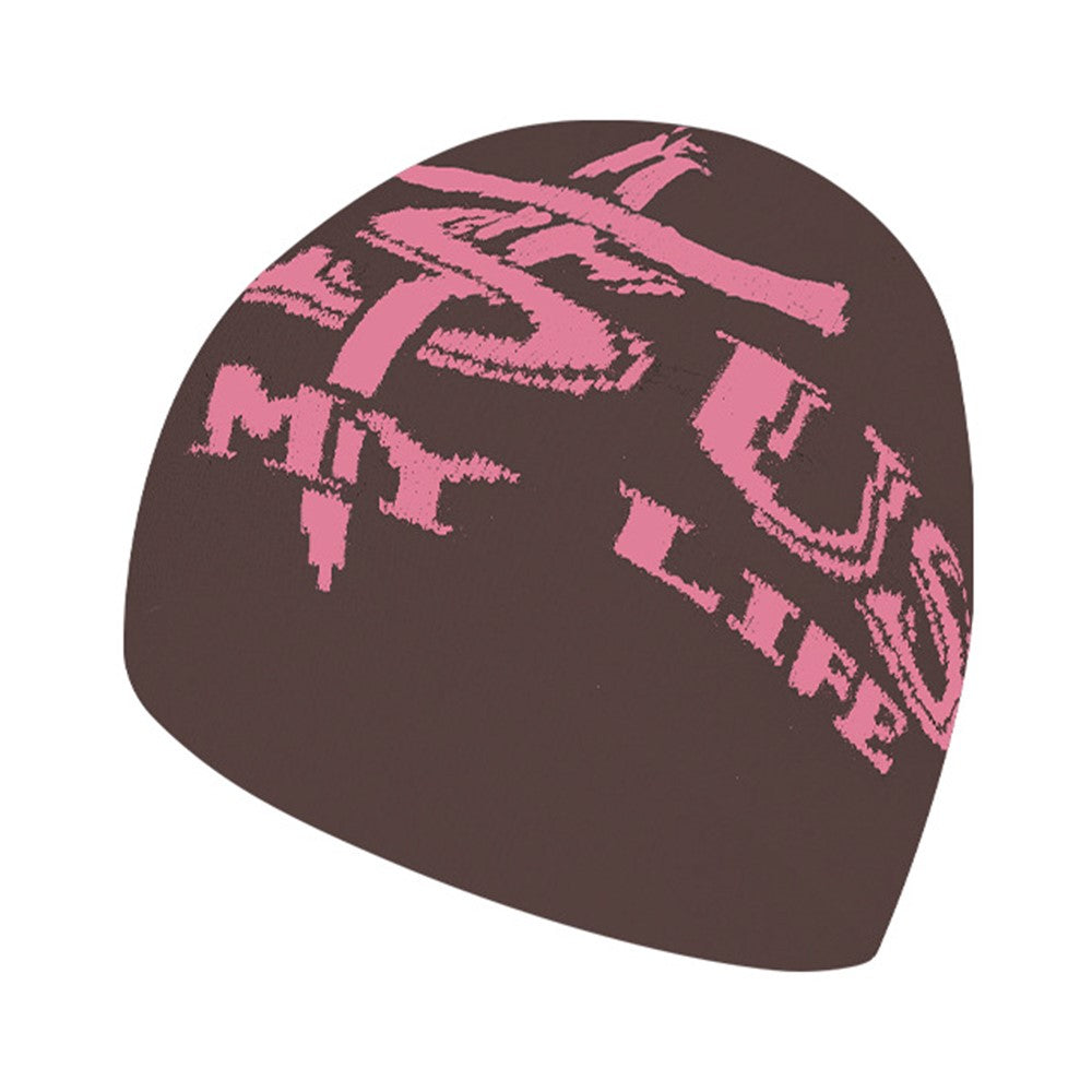 Double Layer Knit Beanie Hat Unisex Thick Warm Winter Outdoor Sports Windproof Cap
