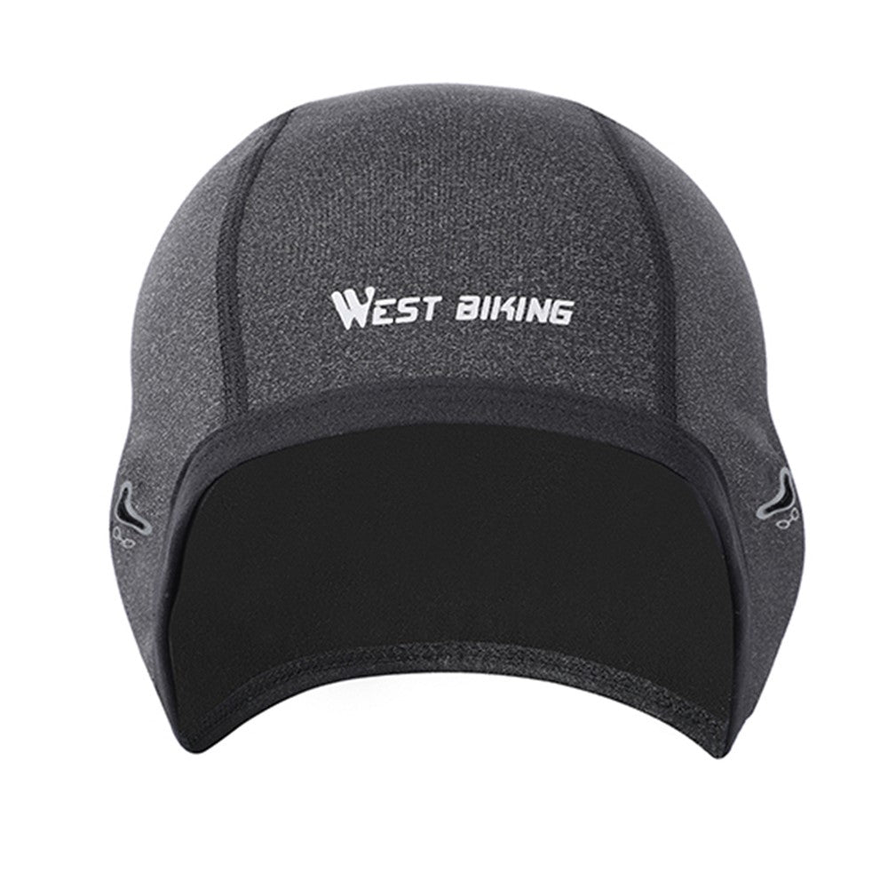 WEST BIKING Winter Fleece Cycling Caps Outdoor Sports Hat Windproof Thermal Headwear Men