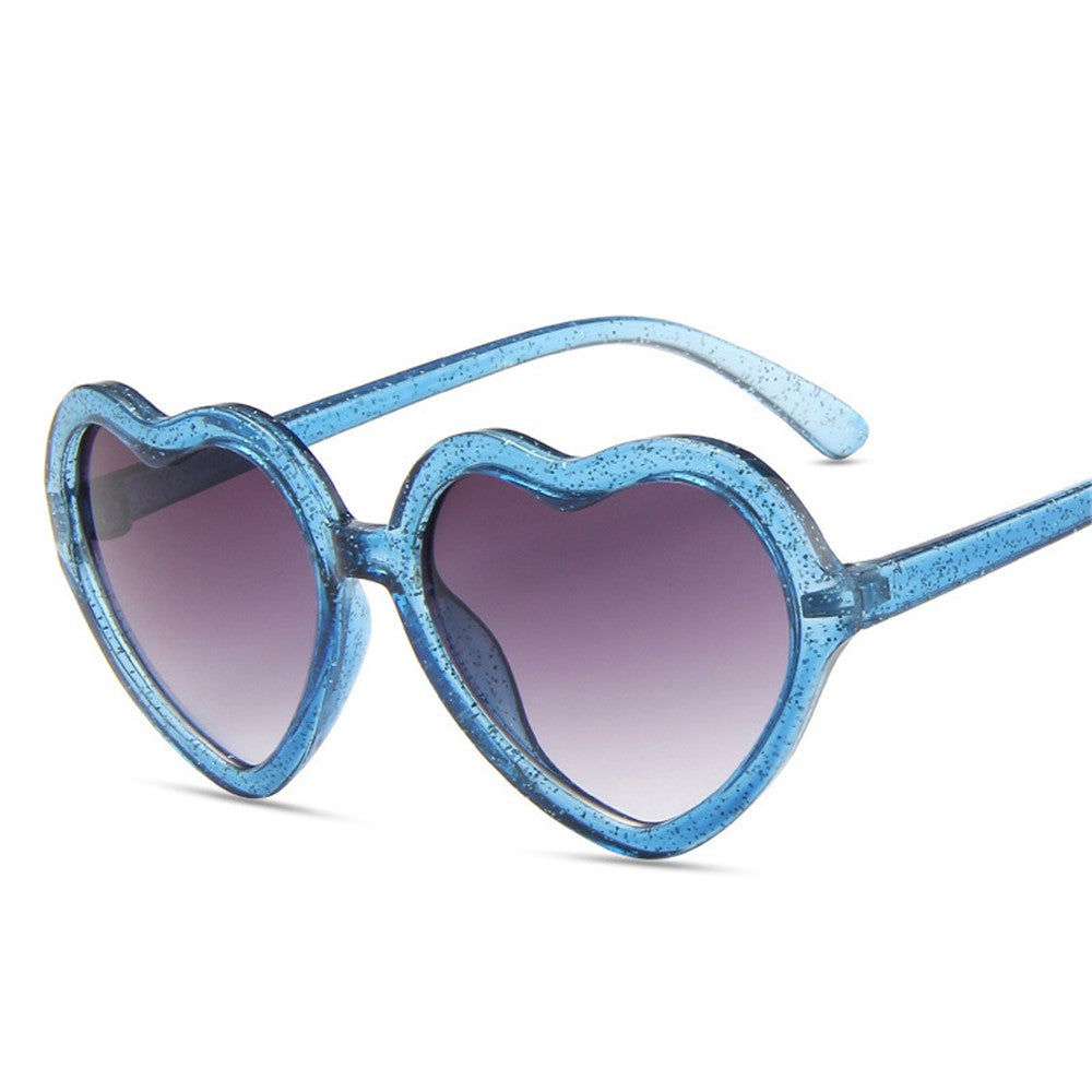 Kids Sunglasses Cute Heart Shaped Glasses Eyewear for Children Girls Boys Baby Age 3-10 Years