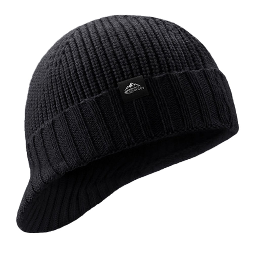 GOLOVEJOY DMZ94 Women Winter Short Brim Warm Cap Windproof Knitted Duckbill Hat