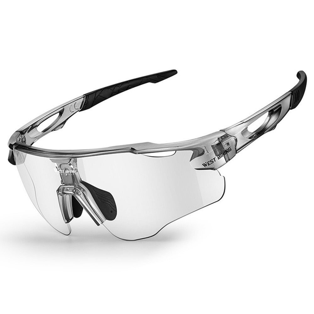WEST BIKING YP0703172 Cycling Glasses Road Bike Sunglasses with Photochromic Polarized Colorful Lens