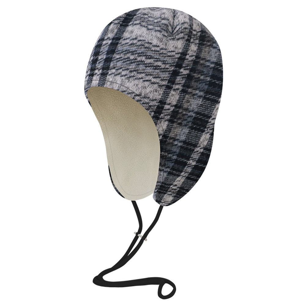 Imitation Cashmere Winter Trapper Hat with Adjustable Buckle Windproof Ear Flap Cap for Outdoor Cycling