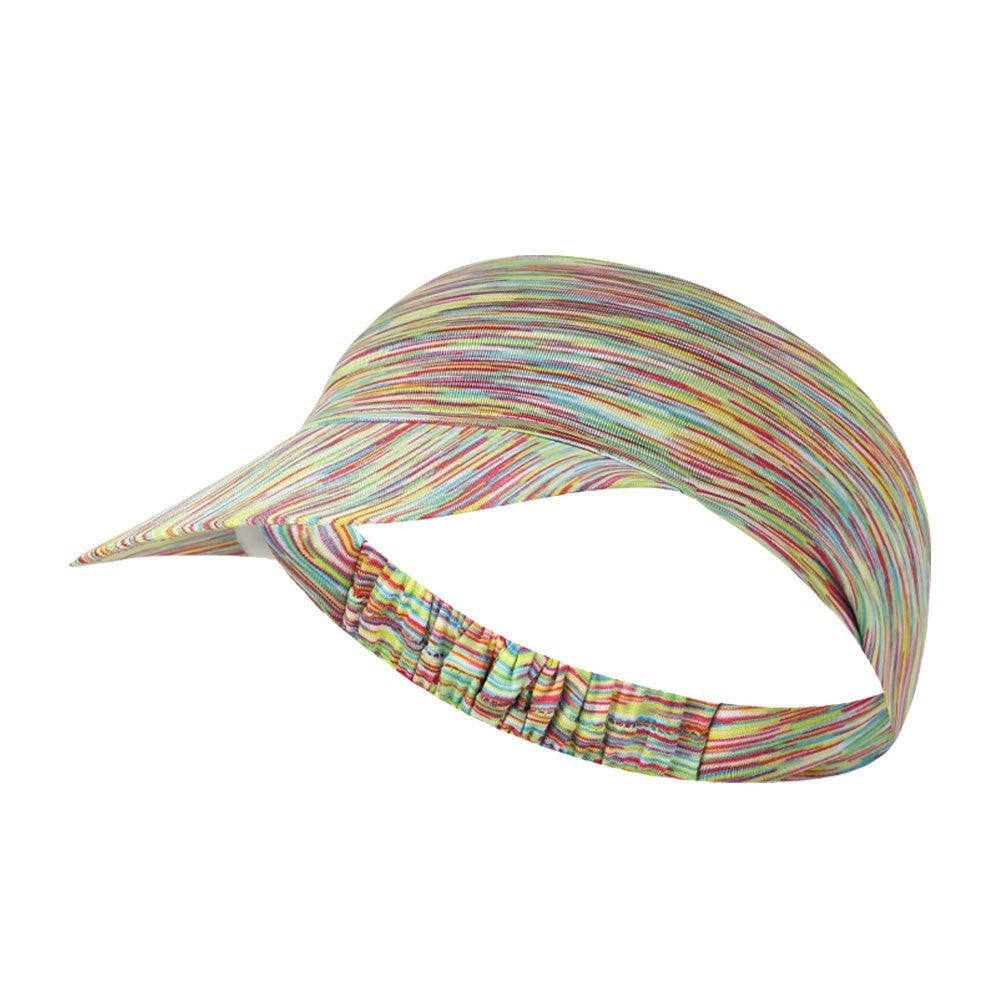 Outdoor Running Sports Sun Visor Cap Breathable Wide Brim Sweat Wicking Quick Dry Empty Top Hat