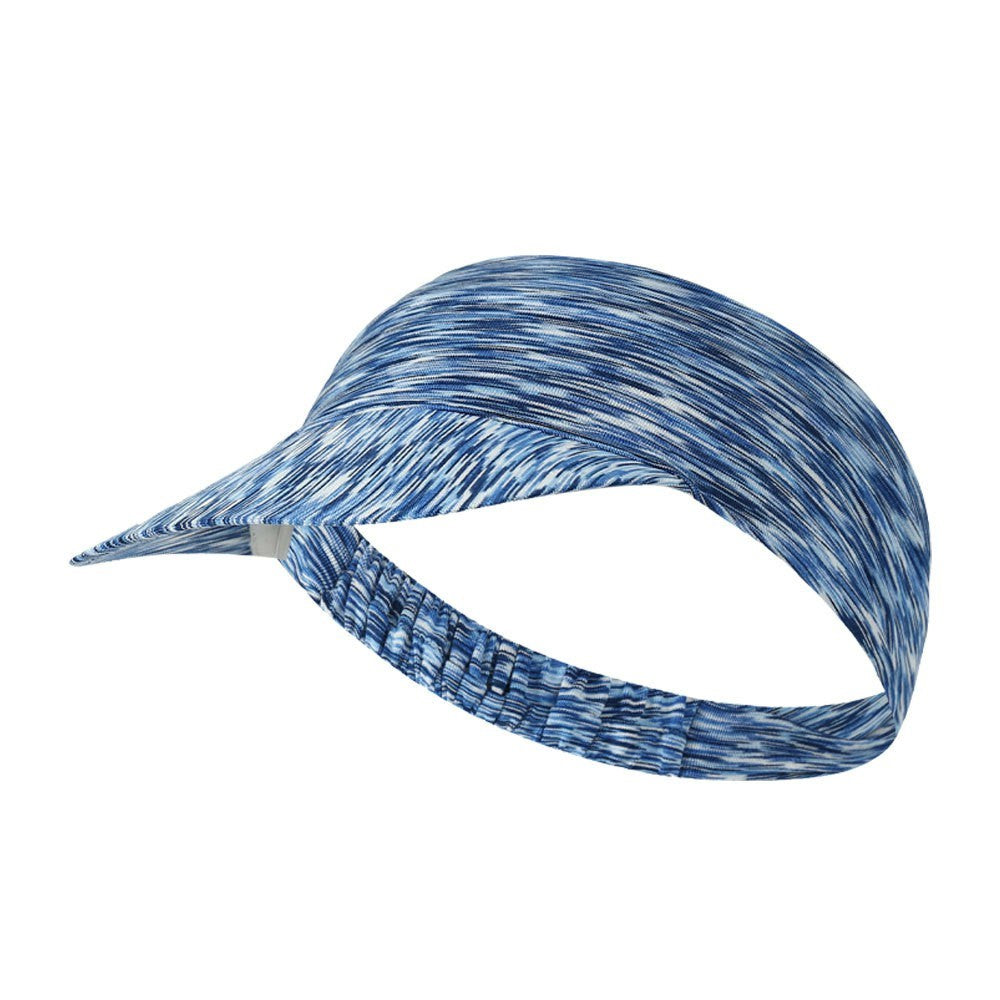 Outdoor Running Sports Sun Visor Cap Breathable Wide Brim Sweat Wicking Quick Dry Empty Top Hat