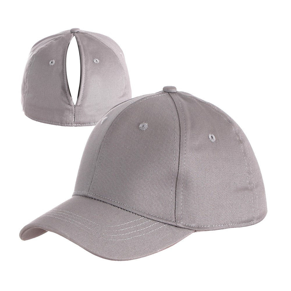 Fashion Adult Magnetic Ponytail Holder Baseball Cap Moisture Wicking Sports Sun Hat for Hiking Golf