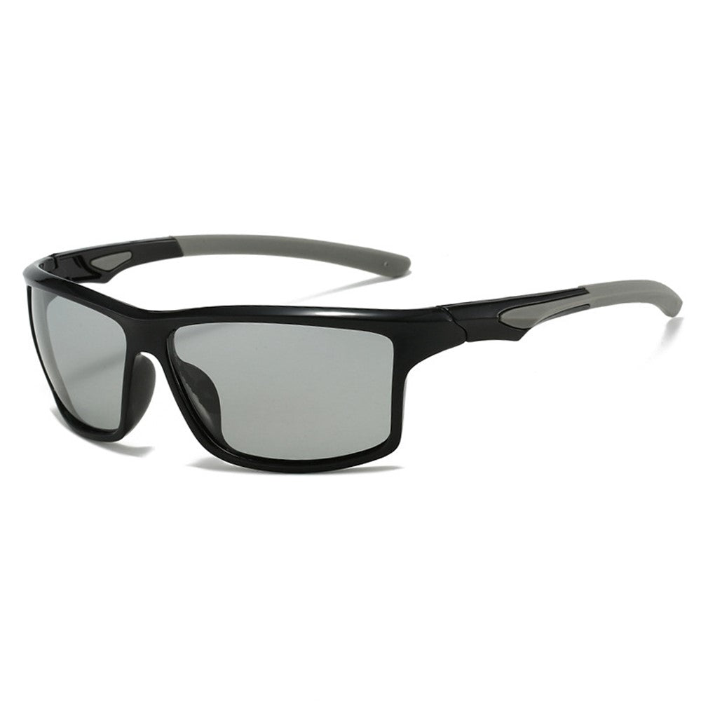 8517 Photochromic Sunglasses Wrap-Around Polarized Sun Glasses UV400 Protection