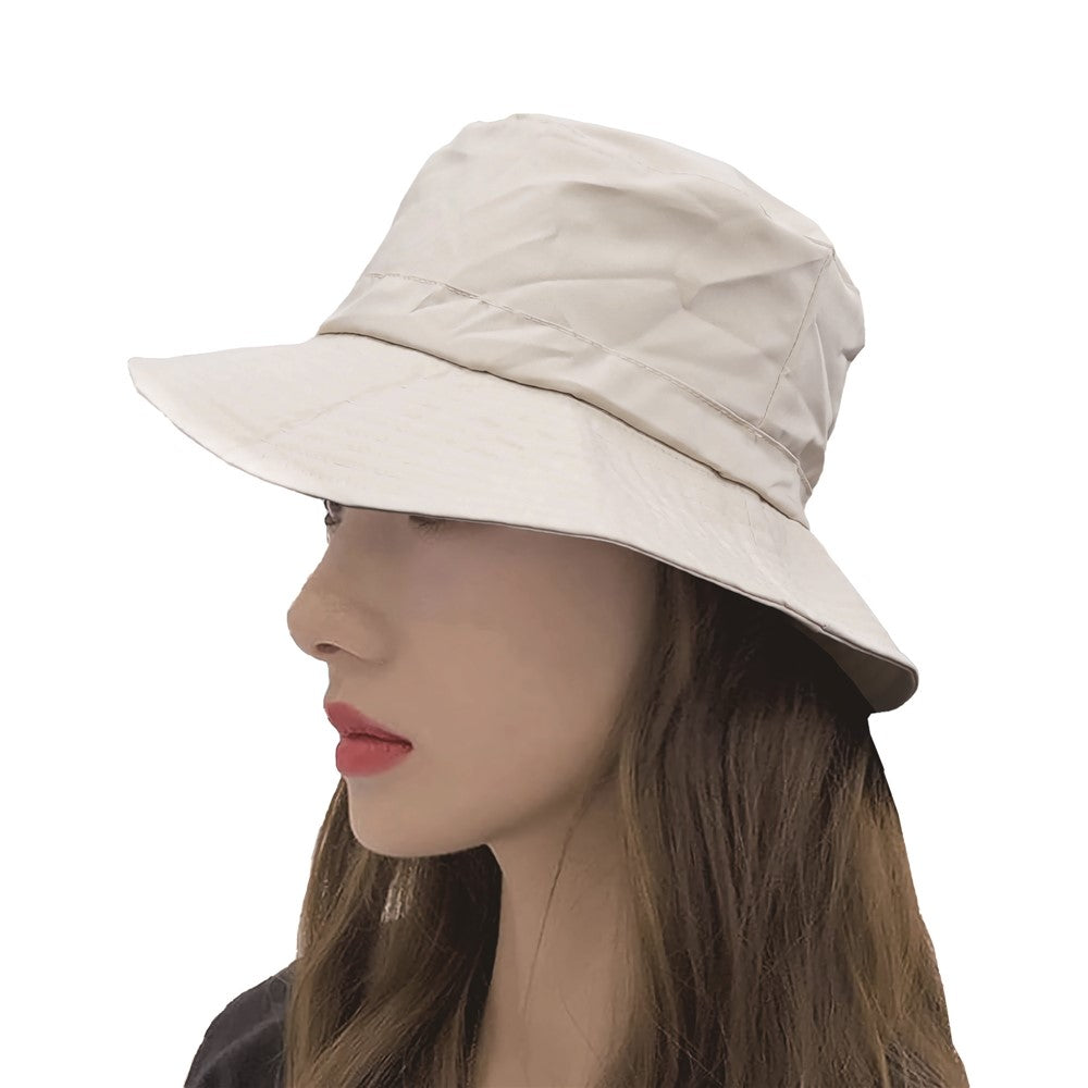 PICTET.FINO RH55 Summer Beach Women Folding Bucket Cap UPF50+ Sun Protection Fisherman Hat