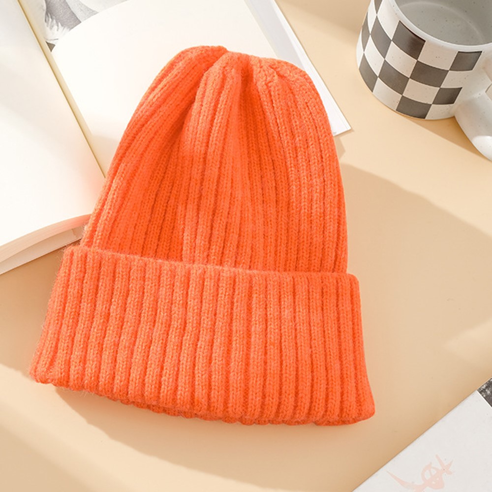 DMZ03 Winter Warm Hats for Adults Warm Knit Beanie Hat Polyacrylic Fiber Unisex Soft Hat