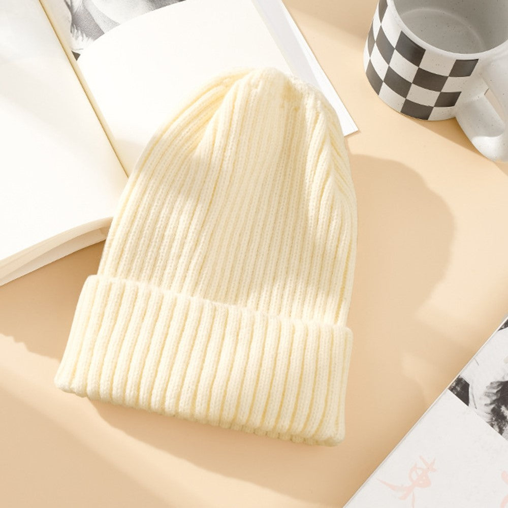 DMZ03 Winter Warm Hats for Adults Warm Knit Beanie Hat Polyacrylic Fiber Unisex Soft Hat