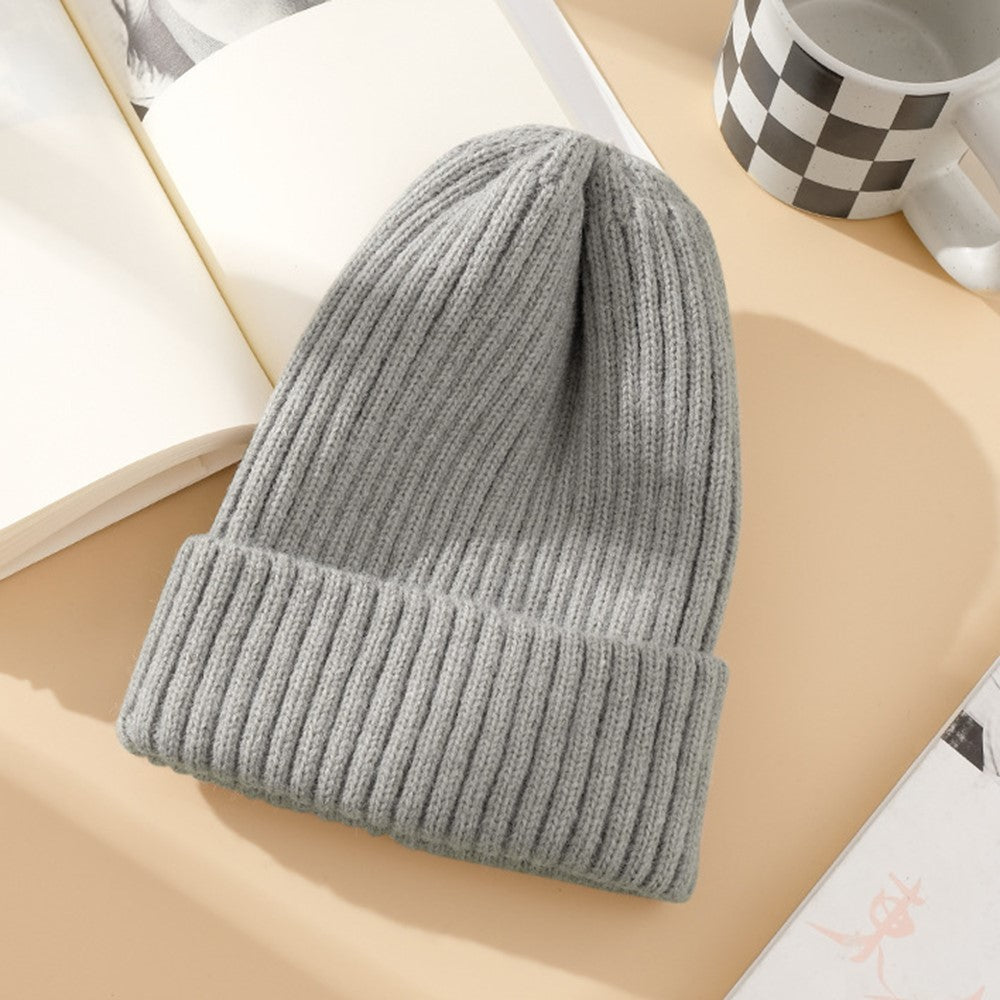 DMZ03 Winter Warm Hats for Adults Warm Knit Beanie Hat Polyacrylic Fiber Unisex Soft Hat